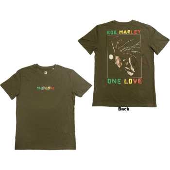Merch Bob Marley & The Wailers: Bob Marley Unisex T-shirt: One Love Dreads (back Print) (small) S