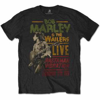 Merch Bob Marley & The Wailers: Póló Rastaman Vibration Tour 1976 