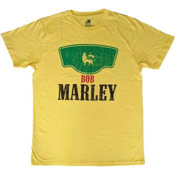 Merch Bob Marley & The Wailers: Póló Vintage Green Label