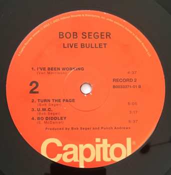 2LP Bob Seger And The Silver Bullet Band: Live Bullet