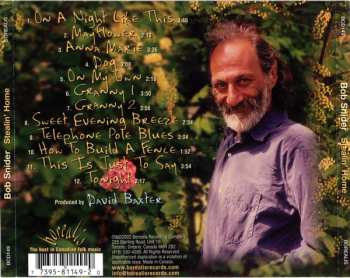 CD Bob Snider: Stealin' Home