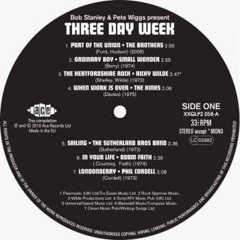 2LP Bob Stanley: Three Day Week (When The Lights Went Out 1972-1975)  CLR