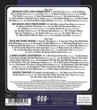 2CD Bobby Bare: Detroit City And Other Hits/500 Miles Away From Home/Talk Me Some Sense/A Bird Named Yesterday + Bonus Tracks