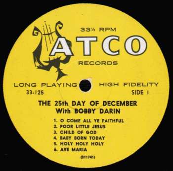 LP Bobby Darin: The 25th Day Of December With Bobby Darin