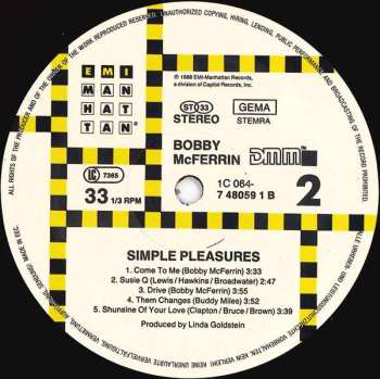 LP Bobby McFerrin: Simple Pleasures
