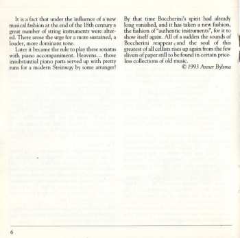 CD Luigi Boccherini: Cello Sonatas - Fugues For 2 Cellos