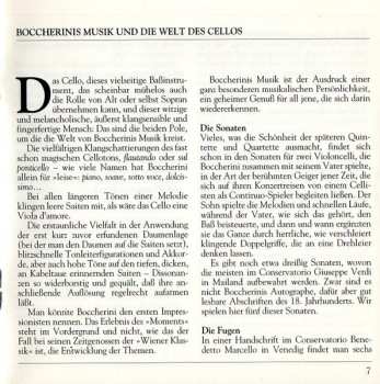 CD Luigi Boccherini: Cello Sonatas - Fugues For 2 Cellos