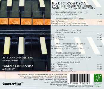 CD Astor Piazzolla: Harpsicordion (Harpsichord And Accordion Music From Piazza To Piazzolla)