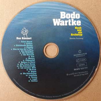 2CD Bodo Wartke: Noah War Ein Archetyp - Zweite Fassung
