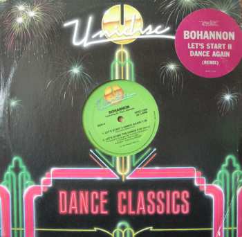 Album Hamilton Bohannon: Let's Start II Dance Again / Let's Start The Dance (Remix) / Let's Start The Dance III