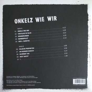 LP Böhse Onkelz: Onkelz Wie Wir