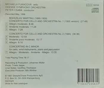CD Bohuslav Martinů: Concerto No. 1, Concerto No. 2 For Cello & Orchestra, Concertino For Cello, Wind Instruments, Percussion & Piano