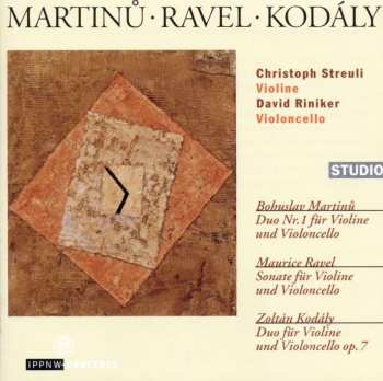 Album Bohuslav Martinů: Duo Nr.1 Für Violine & Cello