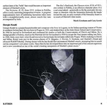 CD Bohuslav Martinů: Esquisses • Jeux • Lyric Pieces