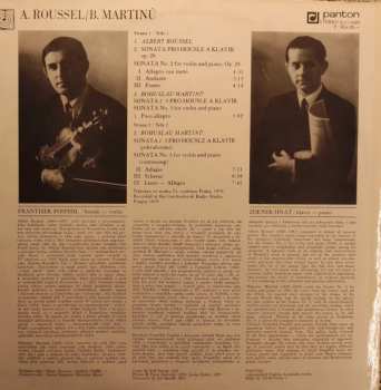 LP Bohuslav Martinů: III. Sonáta Pro Housle A Klavír / II. Sonáta Pro Housle A Klavír