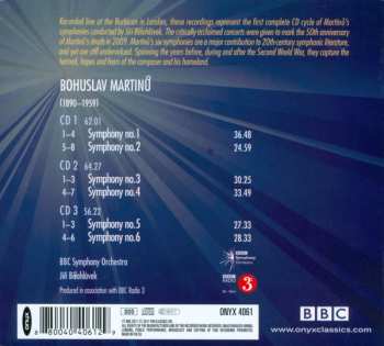 3CD Bohuslav Martinů: The 6 Symphonies DIGI