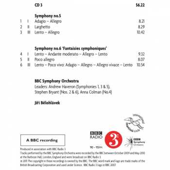 3CD Bohuslav Martinů: The 6 Symphonies DIGI
