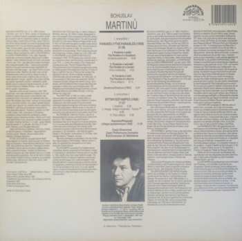 LP Bohuslav Martinů: The Parables / La Rhapsodie / Les Estampes • Overture