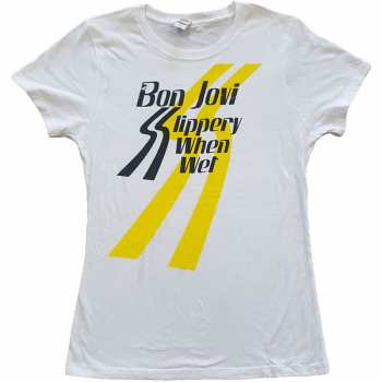 Merch Bon Jovi: Női Póló Slippery When Wet
