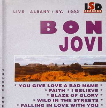 Album Bon Jovi: Live Albany / NY. 1993 Volume One