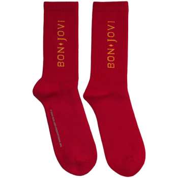 Merch Bon Jovi: Terry Socks Original Logo Bon Jovi