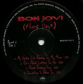 2LP Bon Jovi: These Days