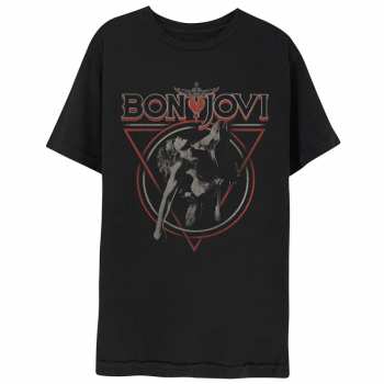 Merch Bon Jovi: Póló Triangle Overlap 