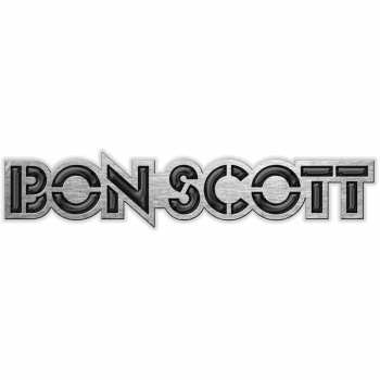 Merch Bon Scott: Kitűző Logo Bon Scott