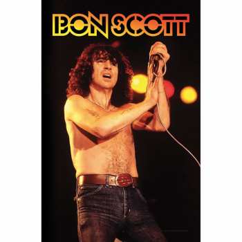 Merch Bon Scott: Textil poszter Bon Scott