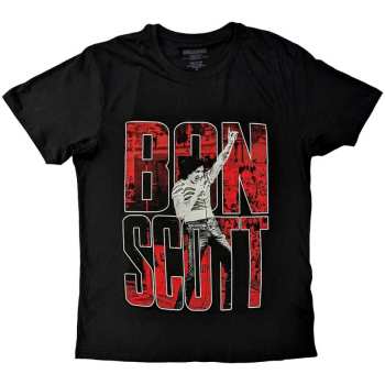 Merch Bon Scott: Póló Big Type