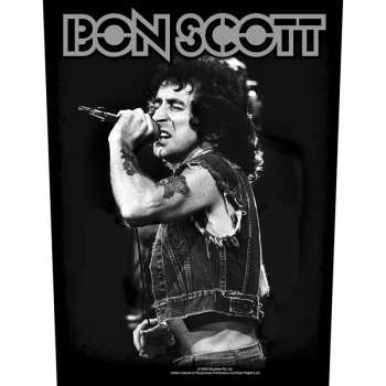 Merch Bon Scott: Hátfelvarró Bon Scott