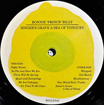 LP Bonnie "Prince" Billy: Singer's Grave A Sea Of Tongues