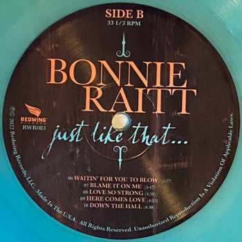 LP Bonnie Raitt: Just Like That... LTD | CLR