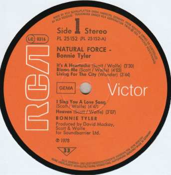 LP Bonnie Tyler: Natural Force