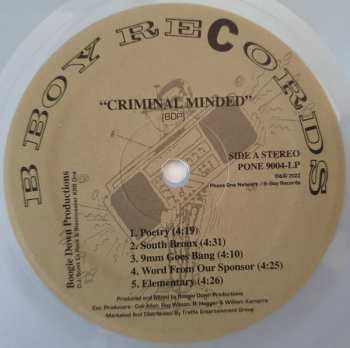 LP Boogie Down Productions: Criminal Minded CLR