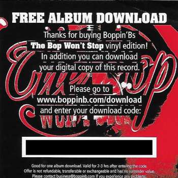 2LP Boppin' B: The Bop Won't Stop