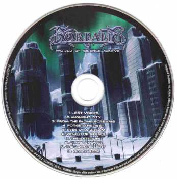 CD Borealis: World Of Silence MMXVII