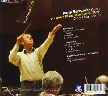 CD Sergei Vasilyevich Rachmaninoff: Concertos Pour Piano 1 & 4