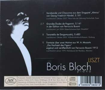 CD Boris Bloch: Piano Works Vol. 1 - Liszt
