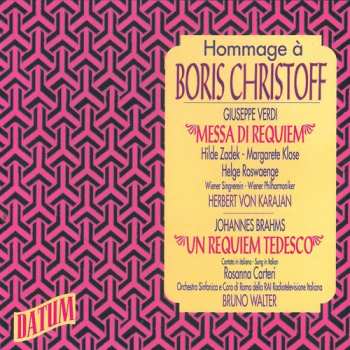 Album Herbert von Karajan: Hommage à Boris Christoff
