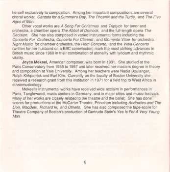 CD Thea Musgrave: Premiere Performances By Boston Musica Viva