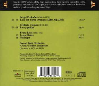 CD Sergei Prokofiev: Sergei Prokofiev: Love for Three Oranges; Chopin: Les Sylphides; Liszt: Les Préludes; Mazeppa