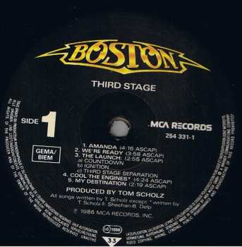 LP Boston: Third Stage