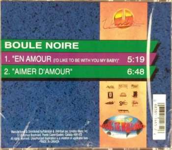 CD Boule Noire: En Amour / Aimer D'Amour