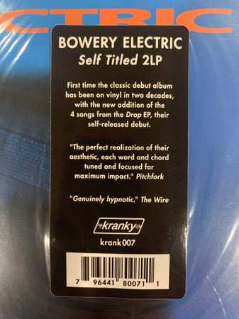 2LP Bowery Electric: Bowery Electric