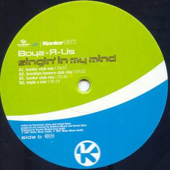 LP Boys-R-Us: Singin' In My Mind (MAXISINGL)