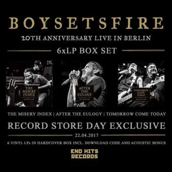 6LP/Dobozkészlet Boysetsfire: 20th Anniversary Live In Berlin LTD | CLR