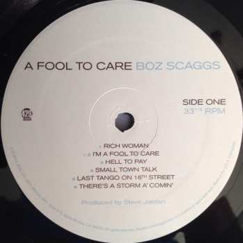 LP Boz Scaggs: A Fool To Care