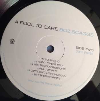 LP Boz Scaggs: A Fool To Care