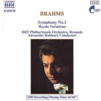 CD Johannes Brahms: Symphony No. 1 • Haydn Variations